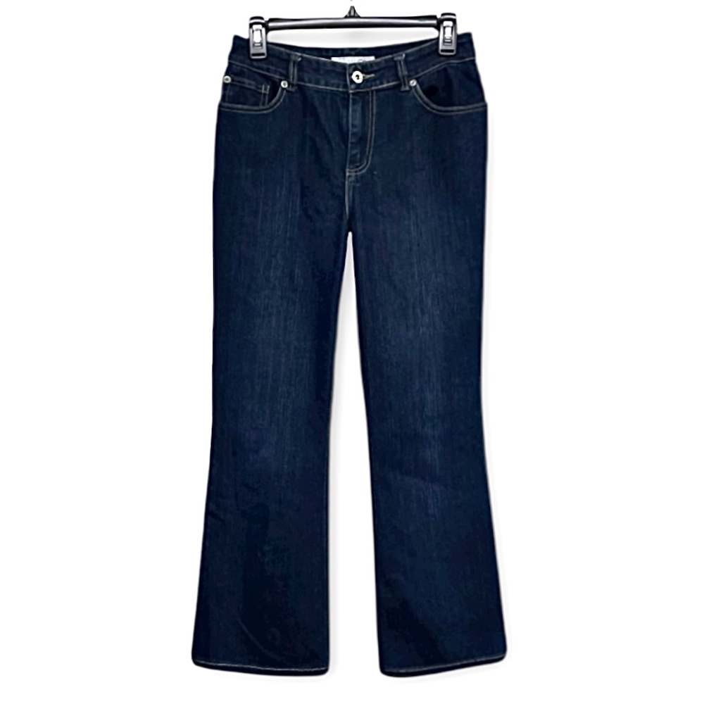 Chico’s Bundle Of Charm Boot Cut And Boyfriend Ankle Dark Wash Jeans Size 0.5/6 - Picture 2 of 15
